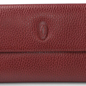Cartier Tri-fold Wallet, Must de Cartier, Bordeaux